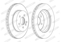 Brake Disc PREMIER DDF1036C Ferodo
