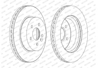 Brake Disc PREMIER DDF1036C Ferodo