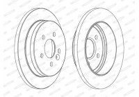 Brake Disc PREMIER DDF1037C Ferodo