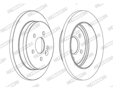 Brake Disc PREMIER DDF1037C Ferodo