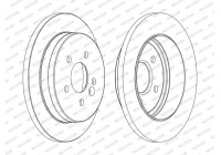 Brake Disc PREMIER DDF1037C Ferodo