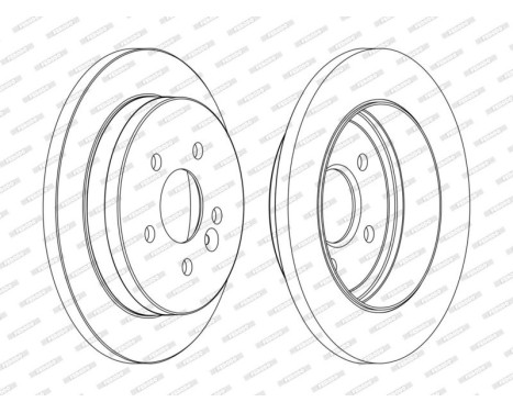 Brake Disc PREMIER DDF1037C Ferodo