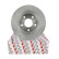 Brake Disc PREMIER DDF1044 Ferodo, Thumbnail 3