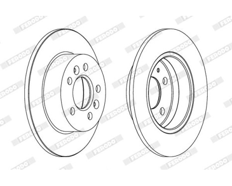 Brake Disc PREMIER DDF1056 Ferodo, Image 2