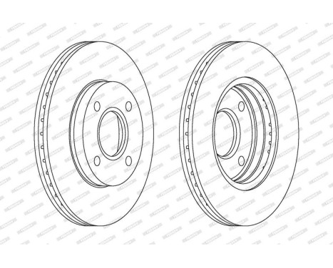 Brake Disc PREMIER DDF1072 Ferodo, Image 2