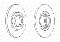 Brake Disc PREMIER DDF1076 Ferodo