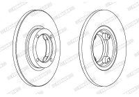 Brake Disc PREMIER DDF1076C Ferodo