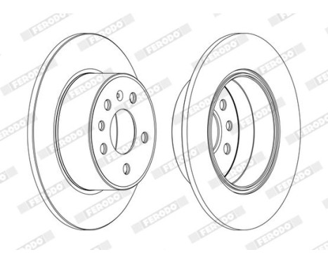 Brake Disc PREMIER DDF1083C Ferodo