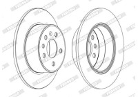 Brake Disc PREMIER DDF1083C Ferodo