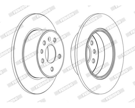 Brake Disc PREMIER DDF1083C Ferodo