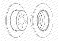 Brake Disc PREMIER DDF1083C Ferodo