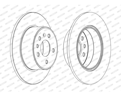 Brake Disc PREMIER DDF1083C Ferodo