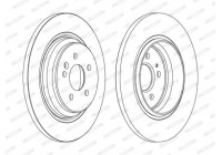 Brake Disc PREMIER DDF1099C Ferodo