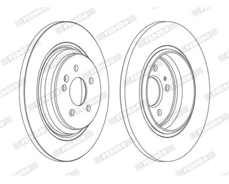 Brake Disc PREMIER DDF1099C Ferodo