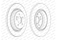 Brake Disc PREMIER DDF1099C Ferodo