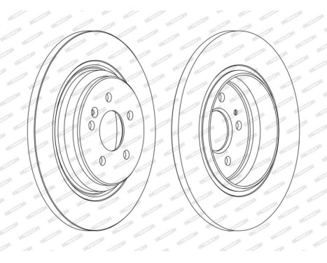 Brake Disc PREMIER DDF1099C Ferodo