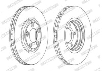 Brake Disc PREMIER DDF1107C Ferodo
