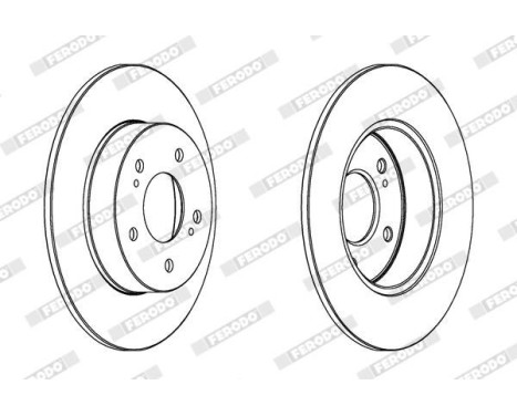 Brake Disc PREMIER DDF1110 Ferodo, Image 2