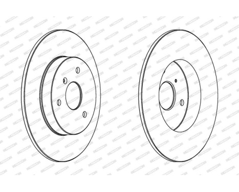 Brake Disc PREMIER DDF1111 Ferodo, Image 2