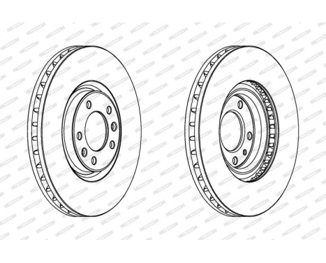 Brake Disc PREMIER DDF1114 Ferodo, Image 2
