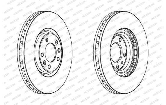 Brake Disc PREMIER DDF1114 Ferodo, Image 2