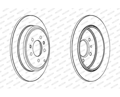 Brake Disc PREMIER DDF1115 Ferodo, Image 2