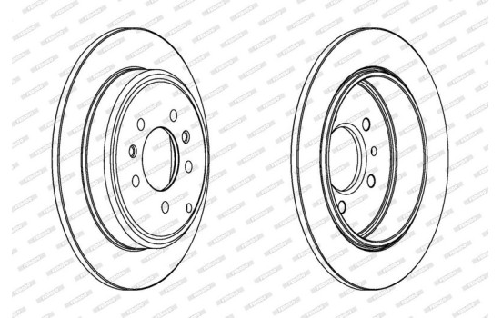 Brake Disc PREMIER DDF1115 Ferodo, Image 2
