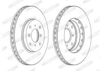 Brake Disc PREMIER DDF1119C Ferodo
