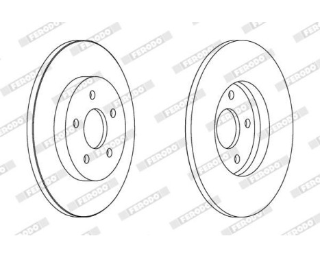 Brake Disc PREMIER DDF1126 Ferodo, Image 2