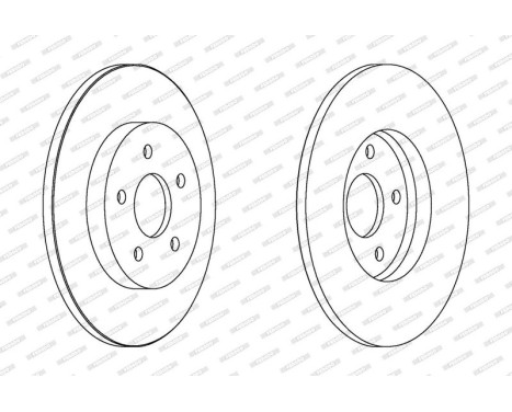 Brake Disc PREMIER DDF1126 Ferodo, Image 2