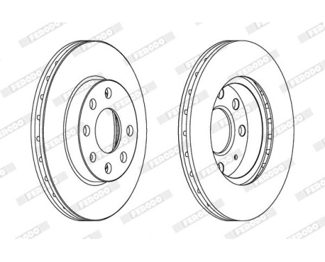 Brake Disc PREMIER DDF1130 Ferodo, Image 2