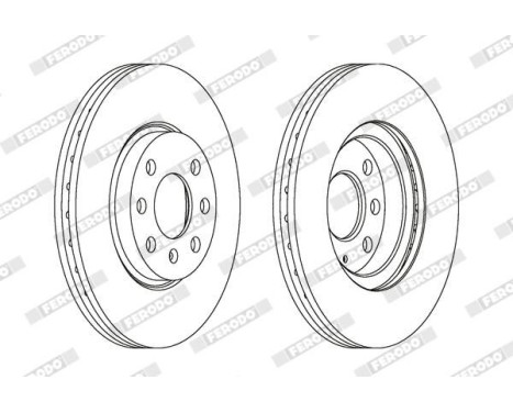 Brake Disc PREMIER DDF1131 Ferodo, Image 2