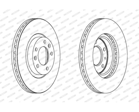 Brake Disc PREMIER DDF1132 Ferodo, Image 2