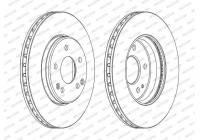 Brake Disc PREMIER DDF1134C Ferodo