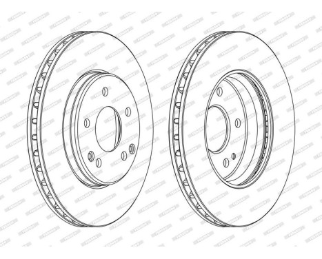 Brake Disc PREMIER DDF1134C Ferodo