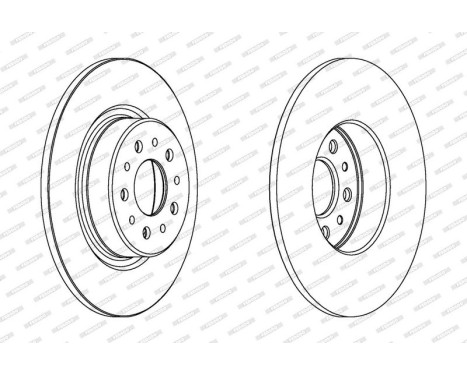 Brake Disc PREMIER DDF1138 Ferodo, Image 2