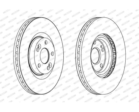 Brake Disc PREMIER DDF1139 Ferodo, Image 2