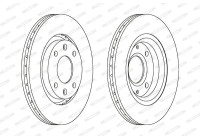 Brake Disc PREMIER DDF1140 Ferodo