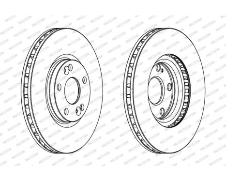 Brake Disc PREMIER DDF1143 Ferodo, Image 2