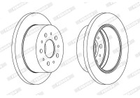 Brake Disc PREMIER DDF1145 Ferodo