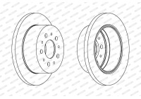 Brake Disc PREMIER DDF1145 Ferodo