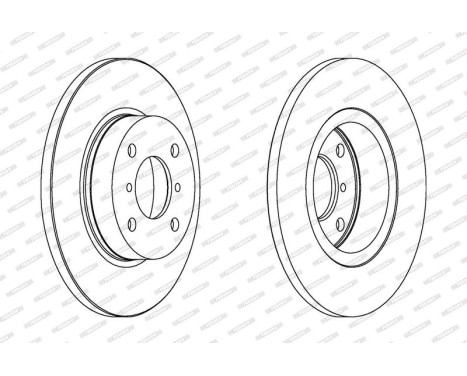 Brake Disc PREMIER DDF1148 Ferodo, Image 2