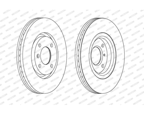 Brake Disc PREMIER DDF1152 Ferodo, Image 2