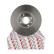 Brake Disc PREMIER DDF1152 Ferodo, Thumbnail 3