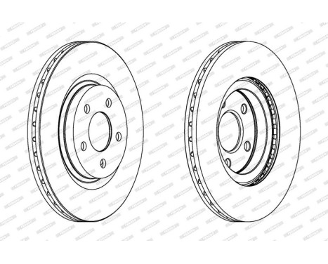 Brake Disc PREMIER DDF1153 Ferodo, Image 2