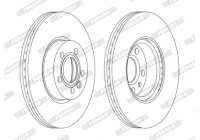 Brake Disc PREMIER DDF1160C Ferodo