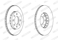 Brake Disc PREMIER DDF1161C Ferodo