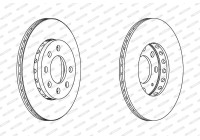 Brake Disc PREMIER DDF1161C Ferodo