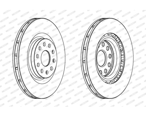 Brake Disc PREMIER DDF1162 Ferodo, Image 2