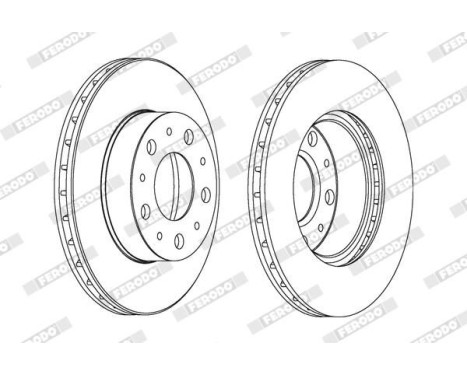 Brake Disc PREMIER DDF1171 Ferodo, Image 2